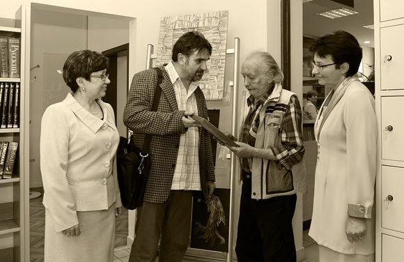 Relacja ze spotkaniem z gościem Biblioteki PWSZ Tadeuszem Ciurabą