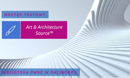 DOSTĘP TESTOWY DO BAZY ART & ARCHITECTURE SOURCE