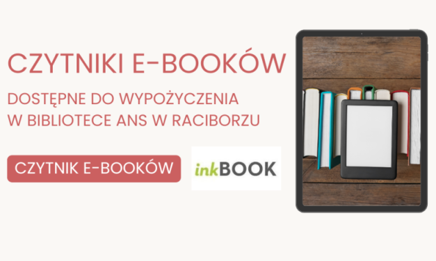 Czytniki inkBOOK Calypso Black w Bibliotece Akademii Nauk Stosowanych w Raciborzu