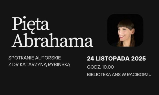 Spotkanie autorskie z dr Katarzyną Rybińską 24 listopada 2025 r.