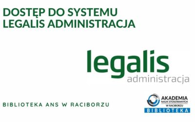 Dostęp do systemu Legalis Administracja 2025/2026