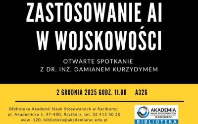 Otwarte spotkanie z dr. inż. Damianem Kurzydymem