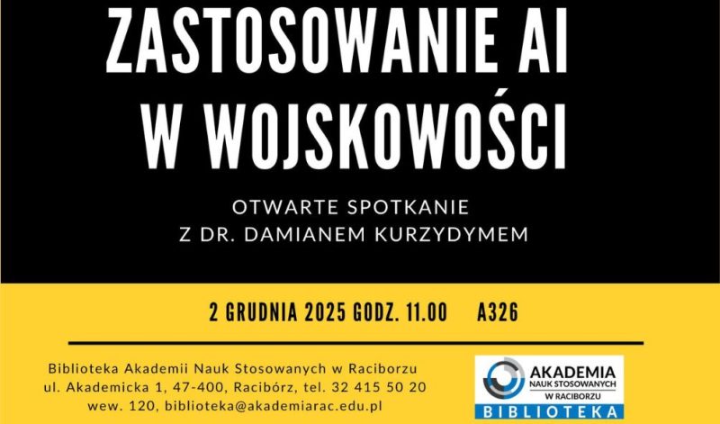 Otwarte spotkanie z dr. Damianem Kurzydymem