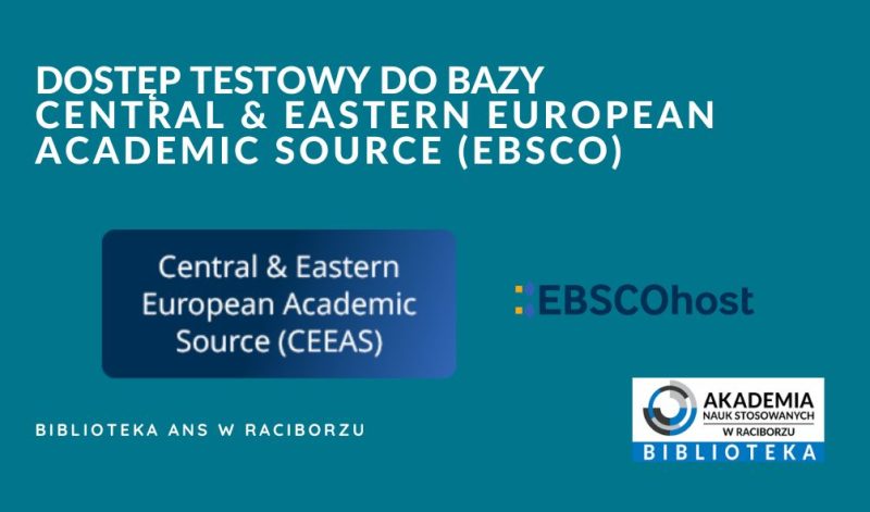 Dostęp testowy do bazy Central & Eastern European Academic Source (CEEAS)
