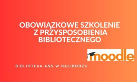 Obowiązkowe przysposobienie biblioteczne online 2025/2026