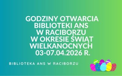 Godziny otwarcia w okresie Świąt Wielkanocnych 2026