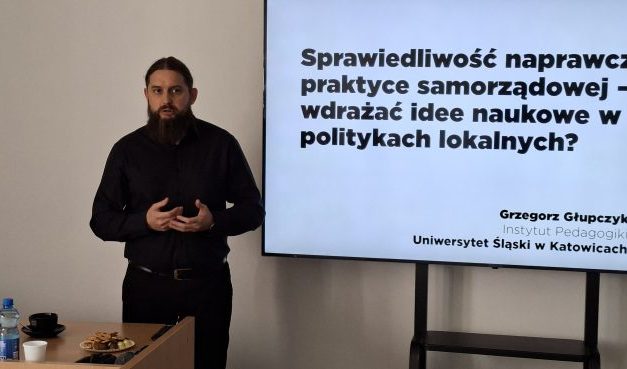 „Sprawiedliwość naprawcza w praktyce samorządowej” – spotkanie z dr. Grzegorzem Głupczykiem