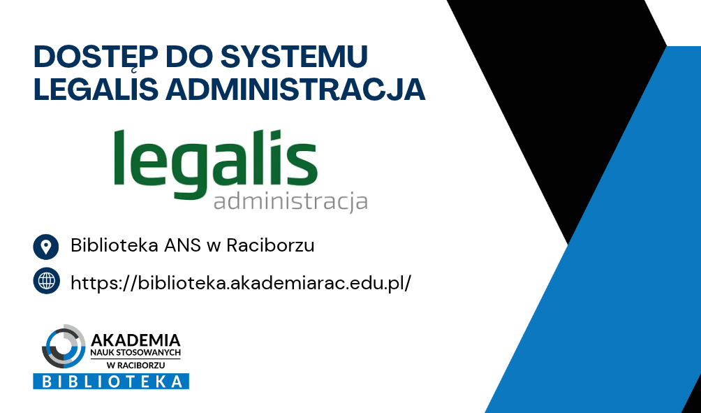 Dostęp do systemu Legalis Administracja 2026/2027 – Biblioteka ANS w Raciborzu