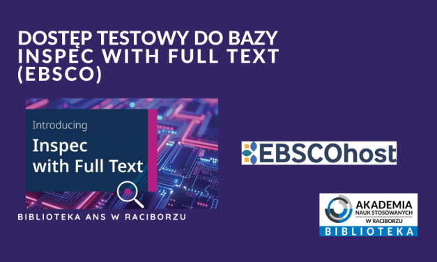 Dostęp testowy do bazy Inspec with Full Text